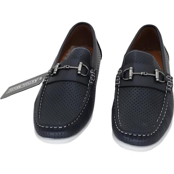 Aston Marc Men\'s Perforated Driving Loafers 8M main image 2